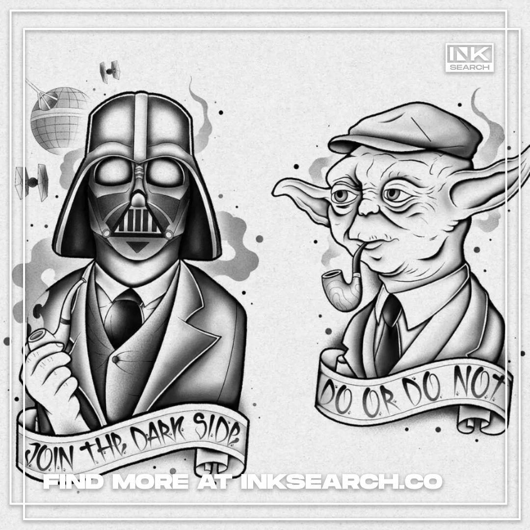 Dzień Gwiezdnych Wojen - Tatuaż z motywem Star Wars