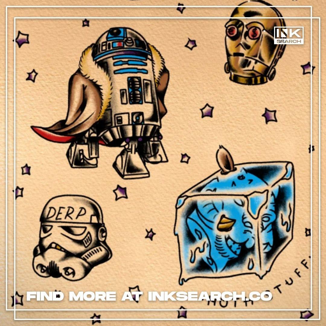 Dzień Gwiezdnych Wojen - Tatuaż z motywem Star Wars