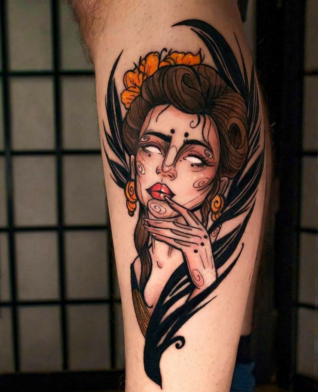 Inksearch tattoo Wściekła Blondyna