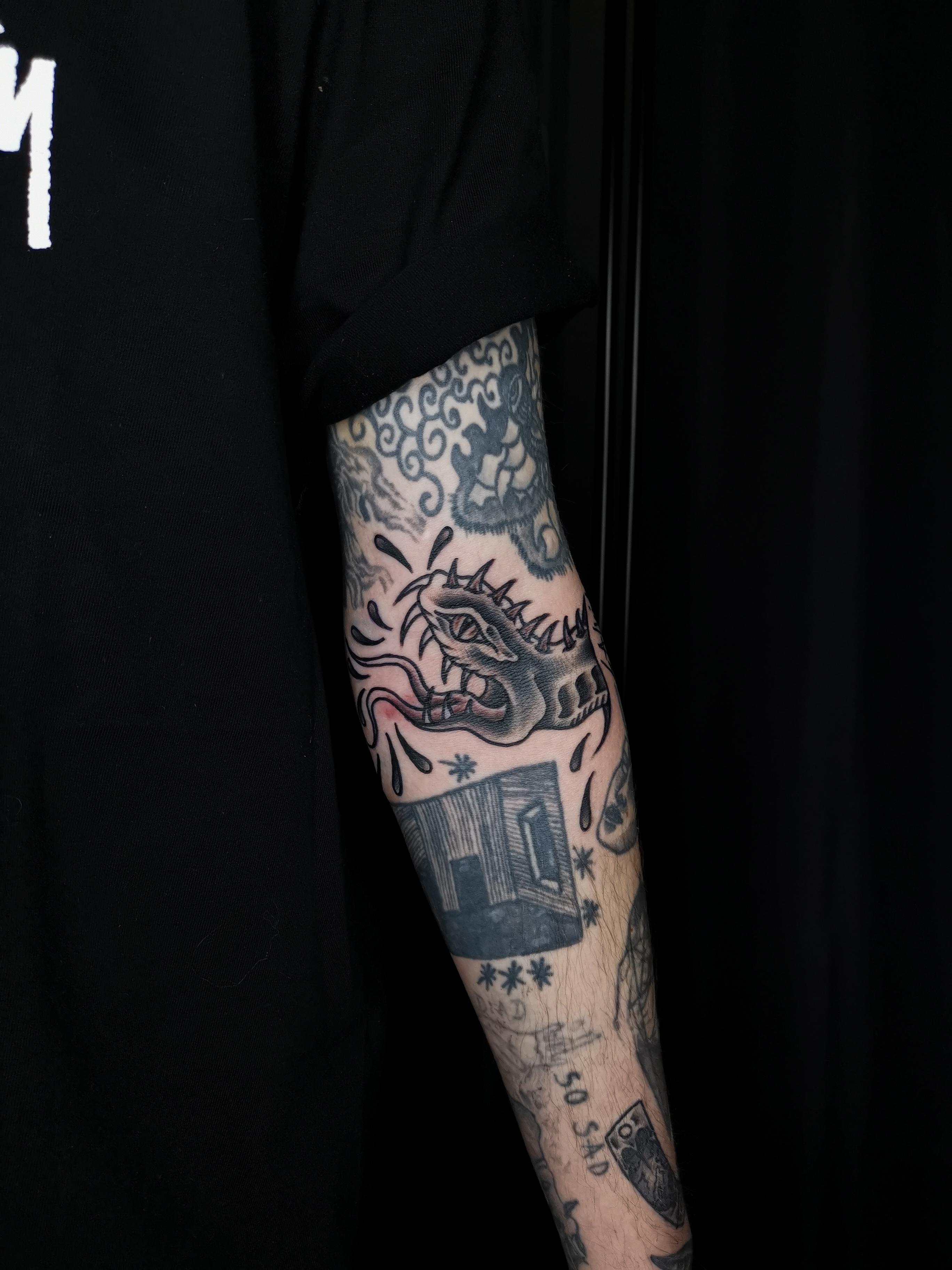 Inksearch tattoo SPIKE HEAD