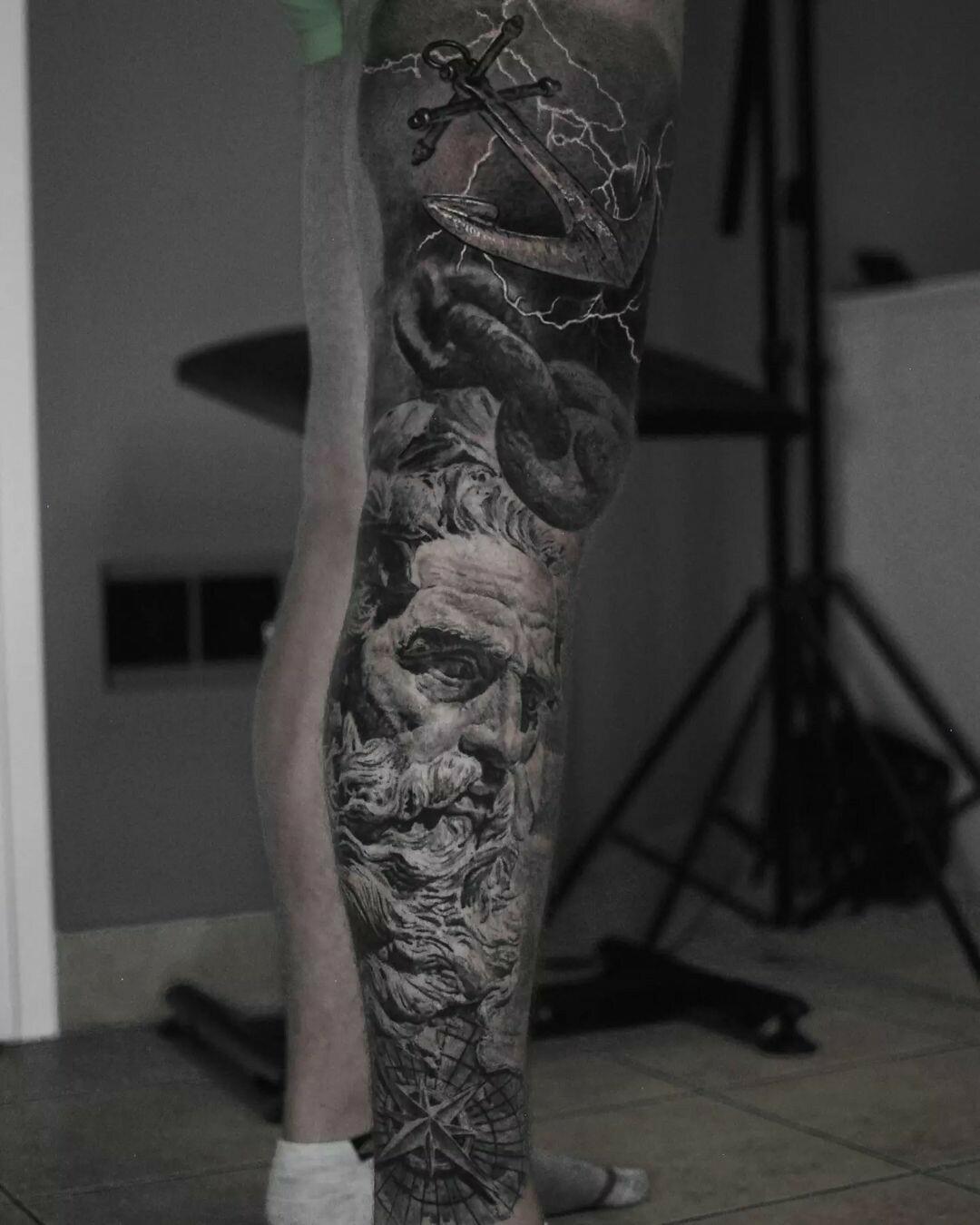 Inksearch tattoo Marcin Nencek Grey eye Tattoo
