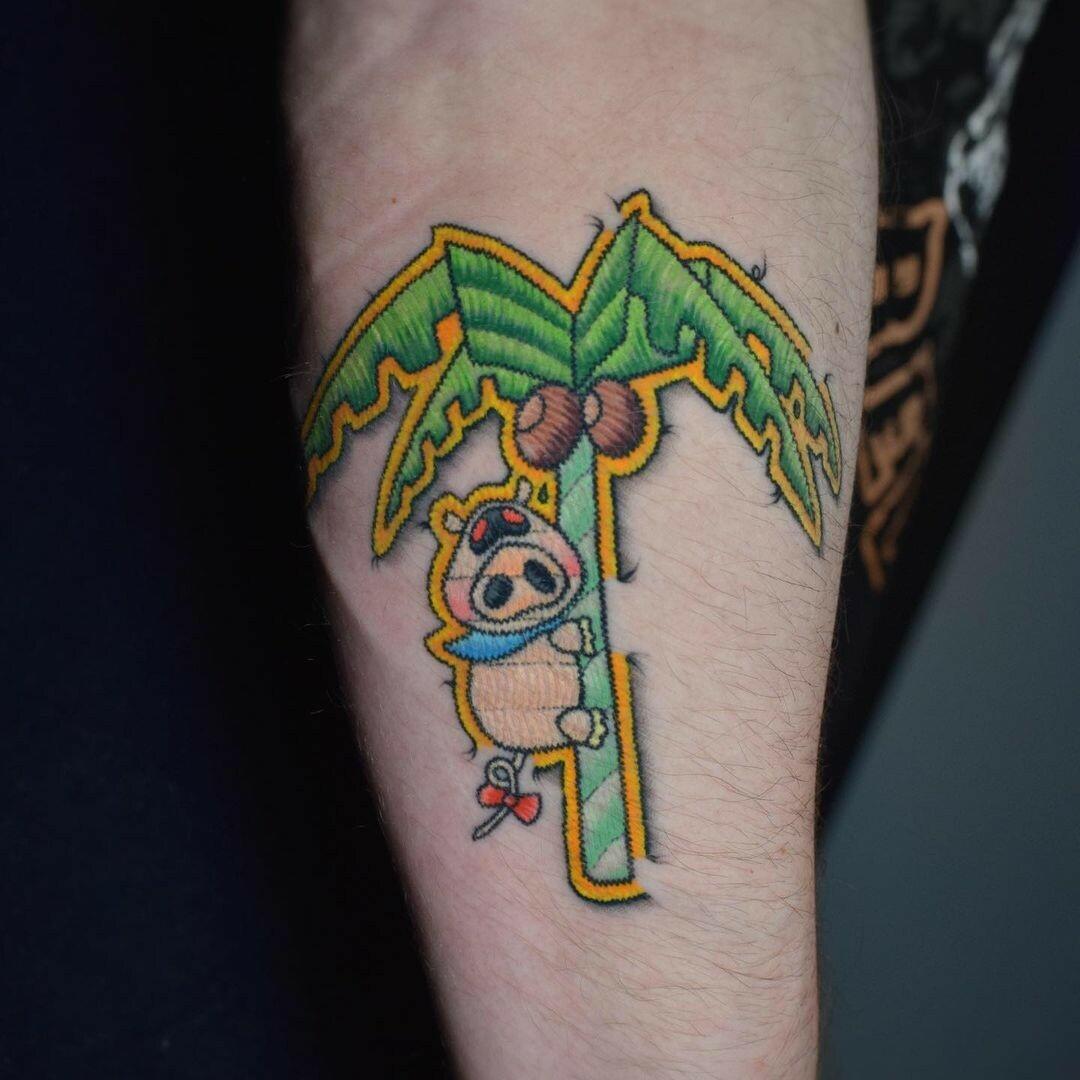 Inksearch tattoo Baba na Rowerze Tattoo