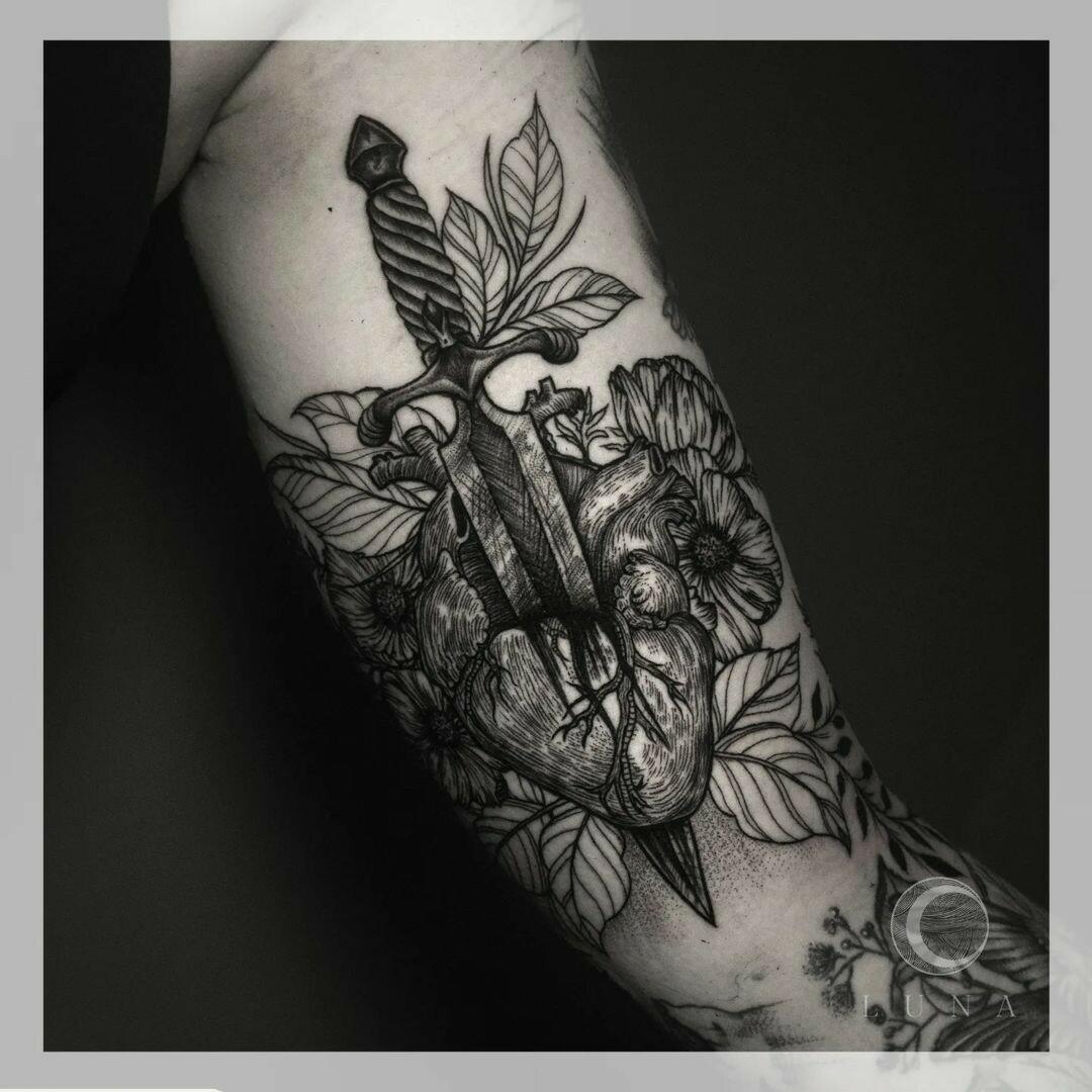 Inksearch tattoo luna tattoo
