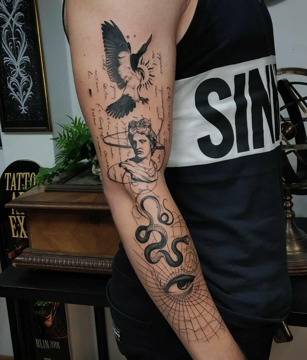 Inksearch tattoo Bizon tattoo