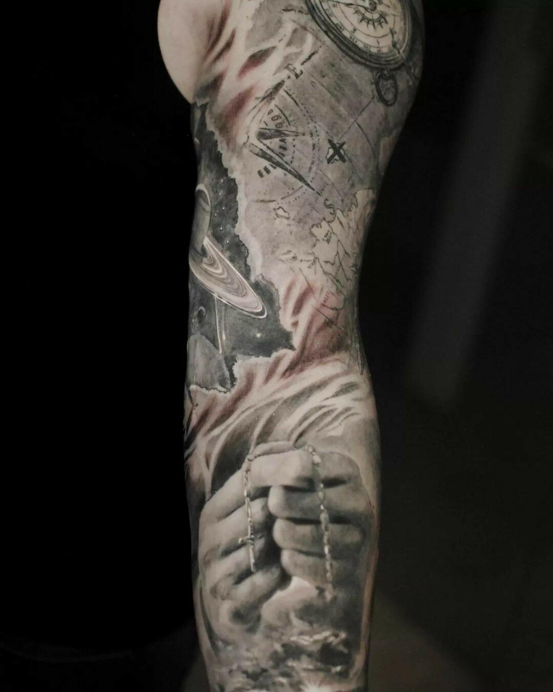 Inksearch tattoo Marcin Nencek Grey eye Tattoo