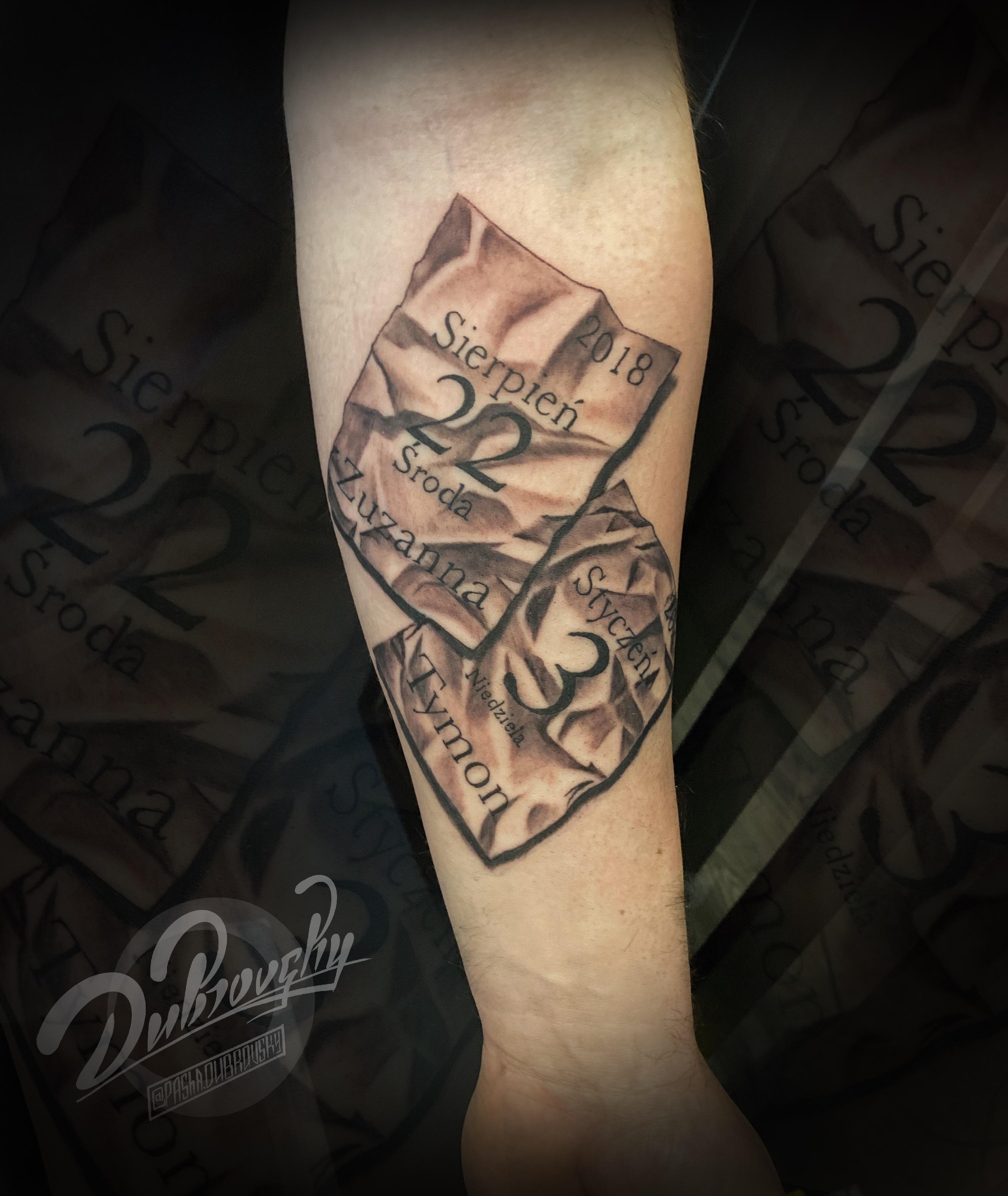 Inksearch tattoo Pasha Dubrovskii