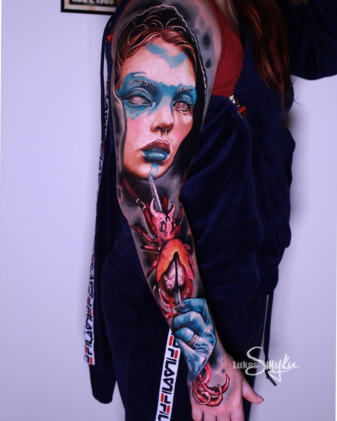 Inksearch tattoo Łukasz SMYKU Siemieniewicz