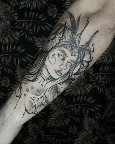 Kuharska inksearch tattoo