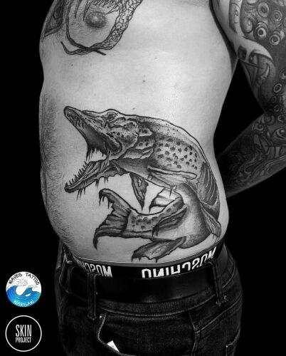 Chamski kontur inksearch tattoo