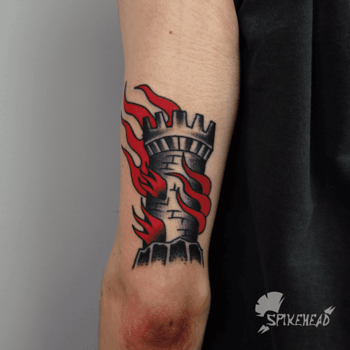 SPIKE HEAD inksearch tattoo