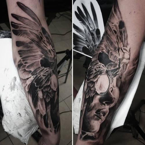 Marcin Nencek Grey eye Tattoo inksearch tattoo