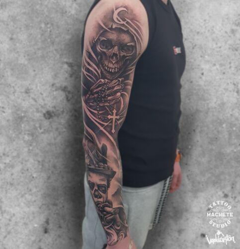 Machete Tattoo Gdynia inksearch tattoo