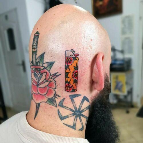 SPIKE HEAD inksearch tattoo