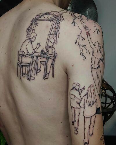 Bizon tattoo inksearch tattoo