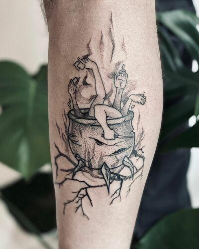 Czarna Wyspa Tattoo inksearch tattoo