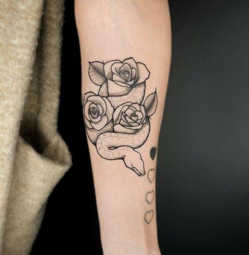 Kwiat Paproci Tattoo by Agnieszka Szneidrowska inksearch tattoo